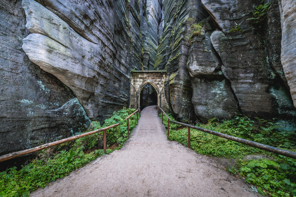 Das Gotische Tor in der Adersbacher Felsenstadt