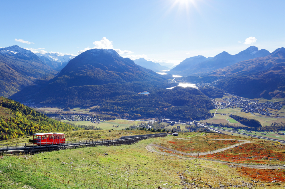 Pontresina wandern Muottas Muragl