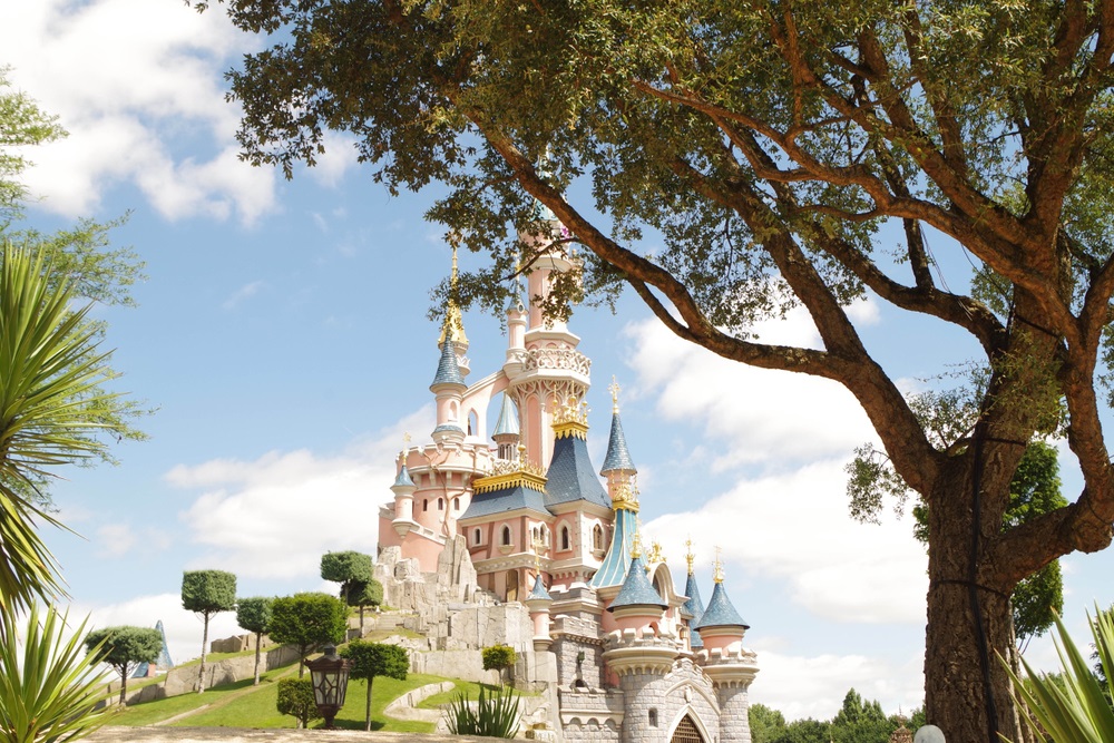 chateau belle au bois dormant, disneyland paris