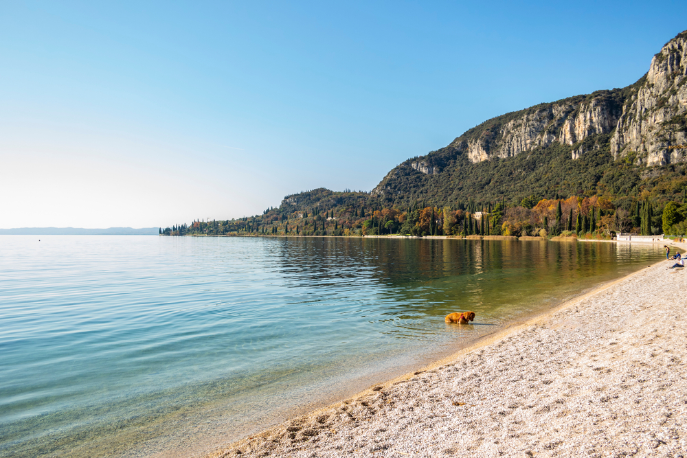 Hundestrand Gardasee