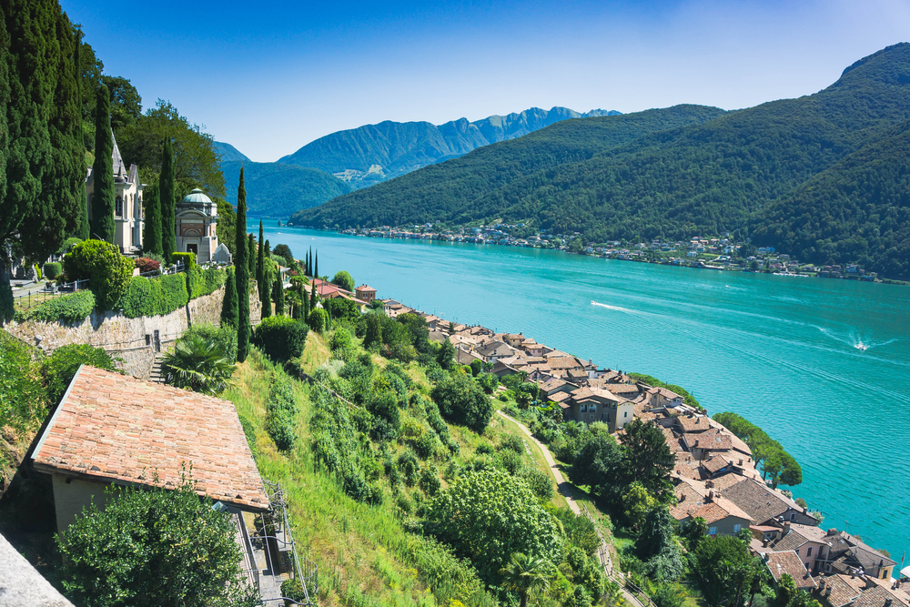 Wanderungen Tessin Morcote