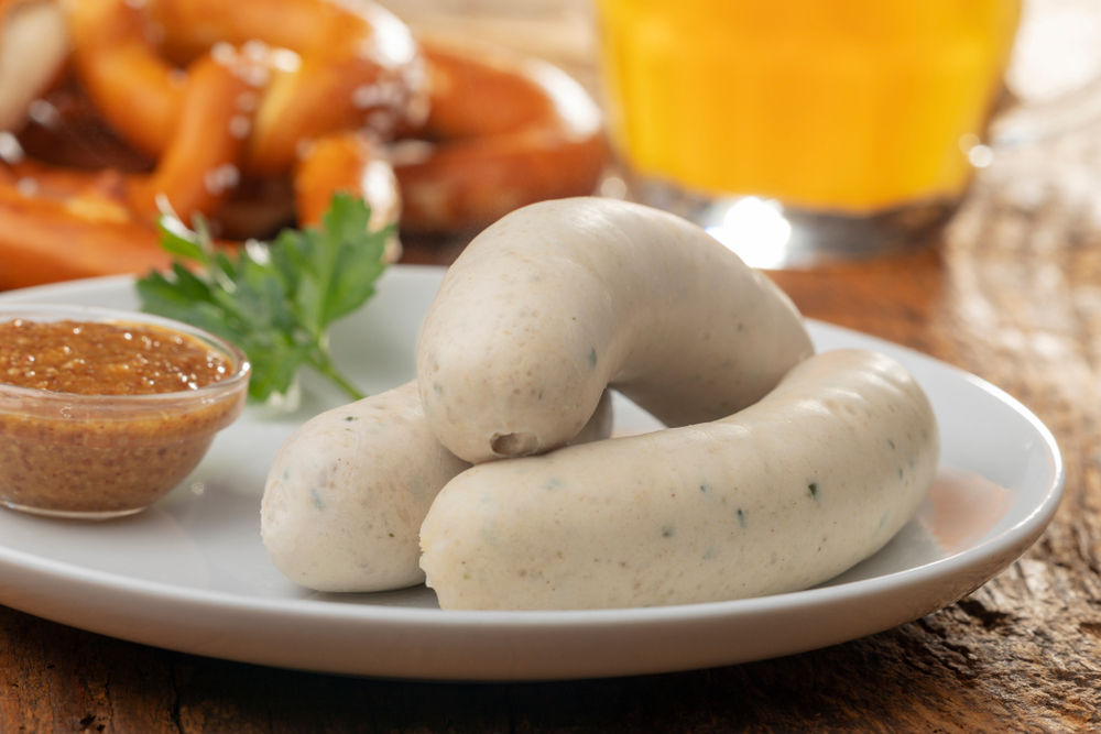 Weißwürste mit süßem Senf